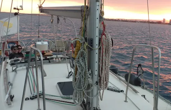 Champagne Sunset Cruise Aboard a 41' Jeanneau Sun Legende in Larnaca, Cyprus