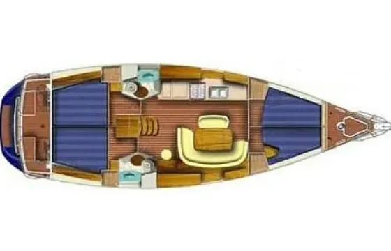 Charter 46' Big Blue Cruising Monohull in Sukošan, Kroatien