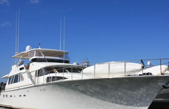 85' Cheoy Lee Flybridge Yacht, 12 passenger day trips or 8 overnight.