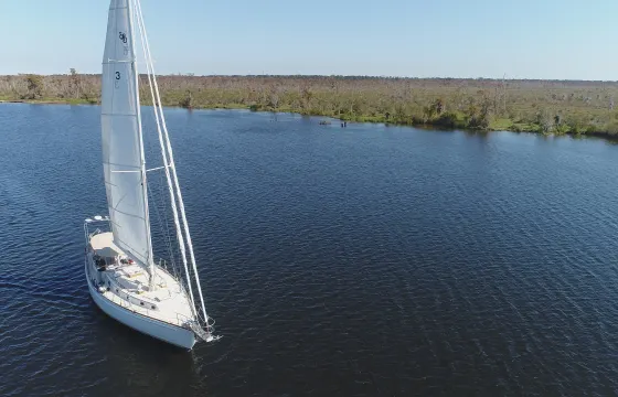 Sailing on Lake Pontchartrain with 52ft Shannon Sailing Yacht!