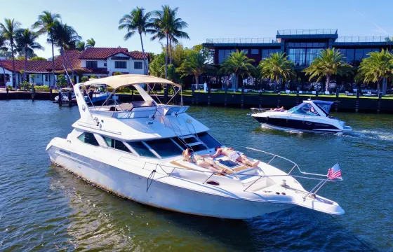 Explore Fort Lauderdale on Sea Lux 50ft Sea Ray!!