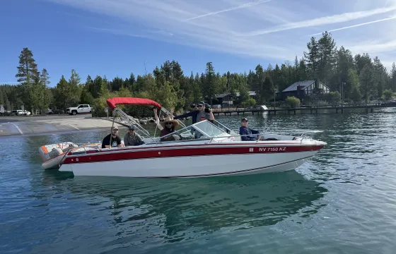 22ft Chris-Craft Sporty Cruiser Weekly rental only, includes slip in Tahoe City.