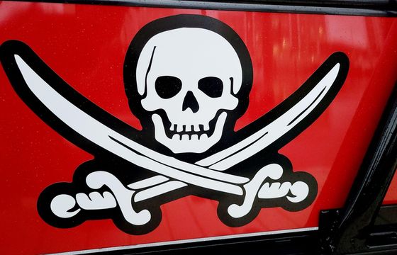 Embrace your inner Pirate on the Funship Pontoon with a slide!