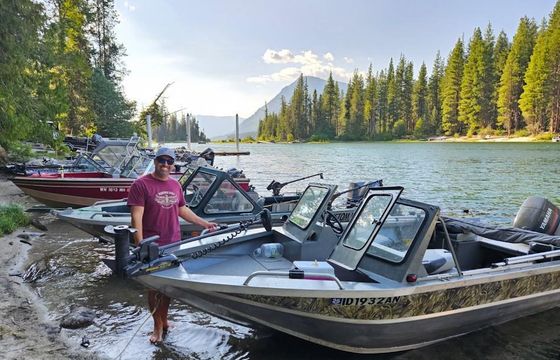 18 Foot Wellcraft 180 Fisherman - Idaho 4 Person Fishing Boat Rental