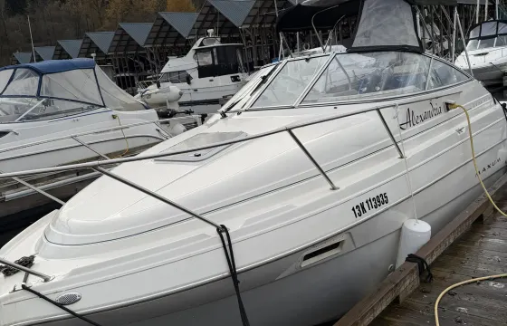 Maxum SCR2400 Yacht Exploring The Indian ARM Waterfalls