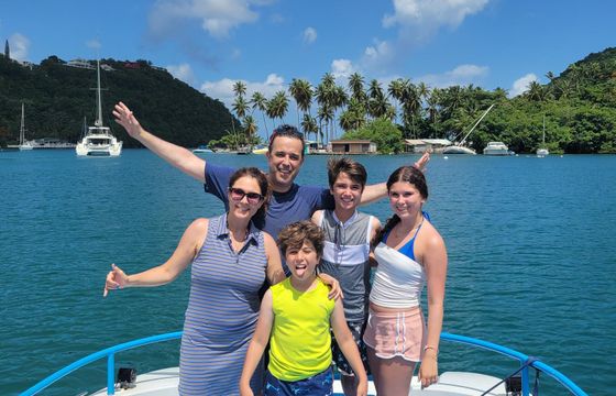 St. Lucia Sunset and Snorkeling Cruise | 26ft Bayliner Rendevous
