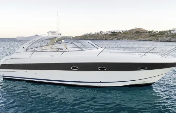 BAVARIA 37 Sport in Mykonos from Ornos, Greece