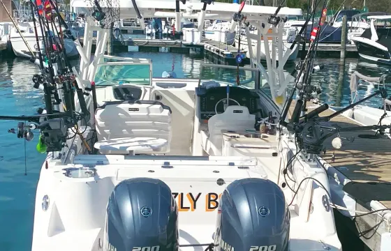 Fully Rigged Fishing Boat on Lake Michigan!