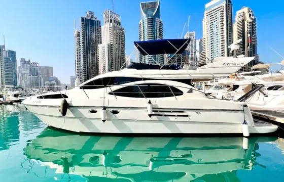 Charter Luxury 50ft Azimut Italian in Dubai Marina for 15 guest