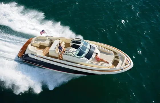 Welcome Aboard Our Beautiful Chris Craft Launch 20% Off All Charters