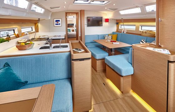 Charter the 49ft "Sventola" Sun Odyssey 490 Sailing Yacht in Nettuno