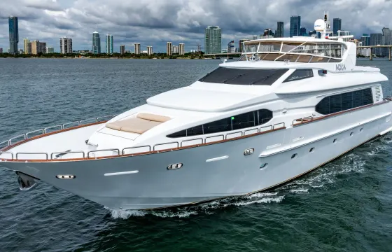 105’ Aqua Mega Yacht with Jacuzzi | Ultimate Luxury Charter!