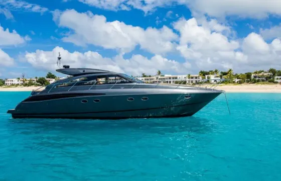 Princess V53 in Saint Barthélemy from Gustavia