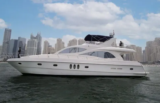 Cruise the stunning waters of 66ft Majesty Motor Yacht