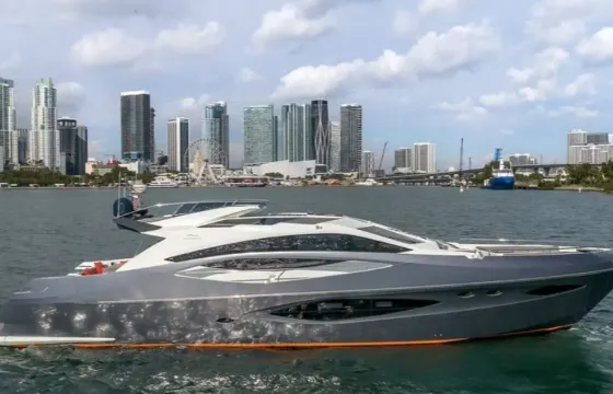 Enjoy Miami on our 80ft Adonis Power Mega Yacht