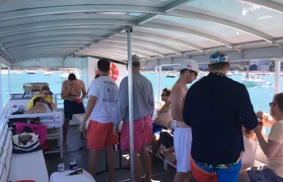 Private Charter 38' Party Pontoon for up to 20 Guests in Chicago