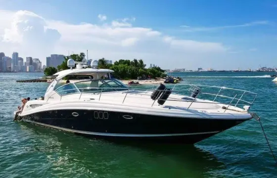 Enjoy Our Custom Pink Sea Ray Sundancer Motor Yacht!