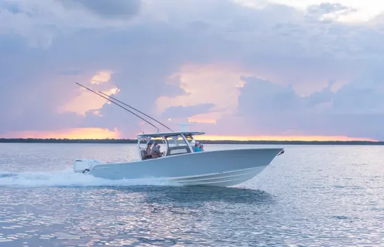 Experience Luxury on a 2023 35' Sportsman in Pompano Beach