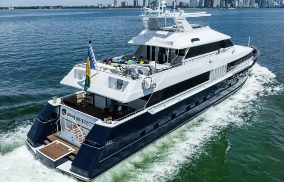 Beautiful and Luxurious 125' Broward serving South Florida and the Bahamas