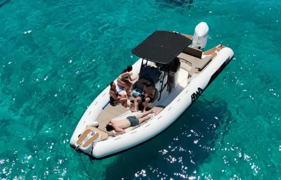 BWA 28 RIB Rental in the Maddalena Archipelago, Sardinia