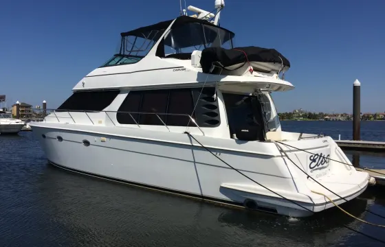 Now available: 53" Carver Yacht for spring and summer sunset & day cruises