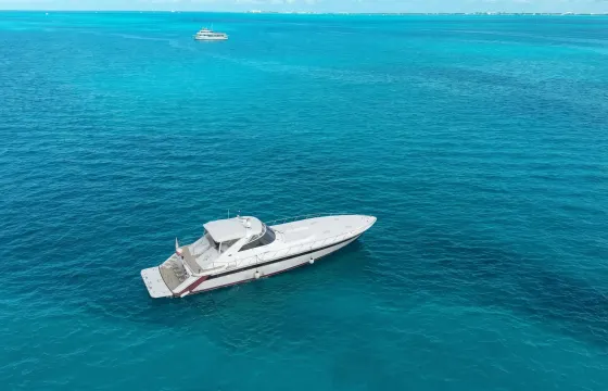Sundancer 70ft Private Yacht Charter in Cancún for up to 30 Guests