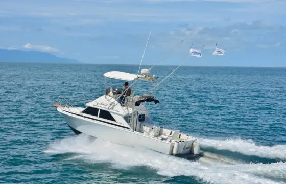28ft Bertram Private Motor Yacht Rental in Puerto Vallarta, Jalisco