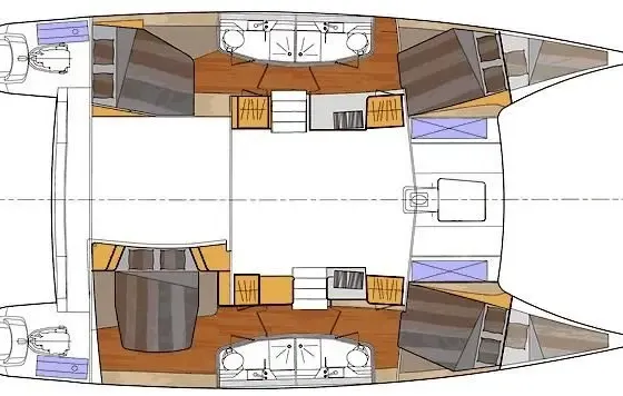 Charter 44' Orana Cruising Catamaran In Deale, Maryland