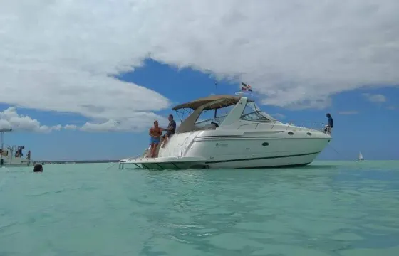 Sea Ray Motor Yacht in Punta Cana. Visit Saona Island and Natural Pool
