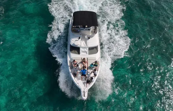 Sea Ray 455 Sedan Bridge Yacht, Free pick up transportation Hotel Marina one way