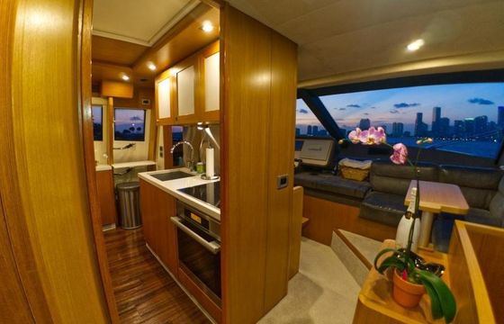 Charter 80' Ferretti Power Mega Yacht in Miami, Florida