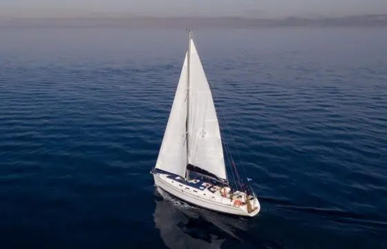 Beneteau Cyclades 43.3 Sailing in Santorini
