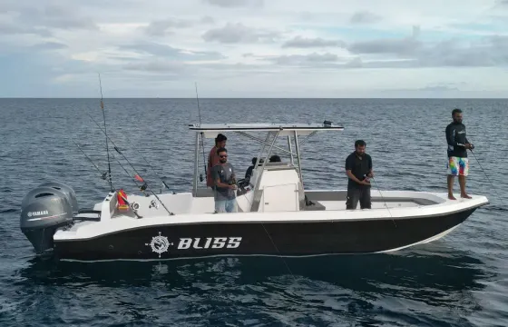 Full-Day Private Boat Tour – Fishing, Snorkeling Dolphin Watching & Sandbank