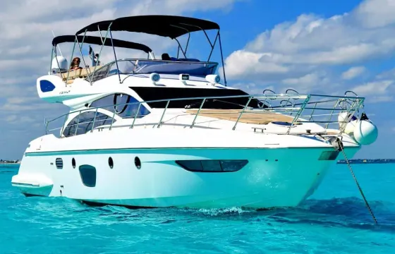 Azimut 50ft Motor Yacht - Free Pick Up Transportation Hotel Marina One Way