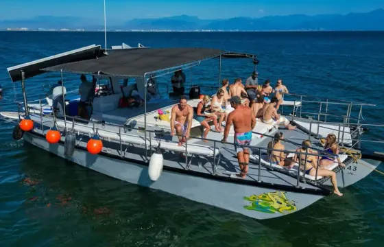 Custom 45' Trimaran with Waterslides [All Inclusive]
