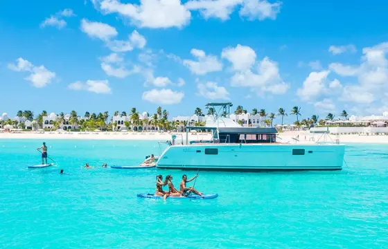 St. Barth Boat tour with Lagoon 450 Cruising Catamaran!