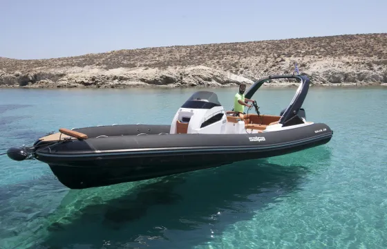 The Amazing Salpa Soleil 28 Inflatable Rib Boat - Model 2021- Mykonos