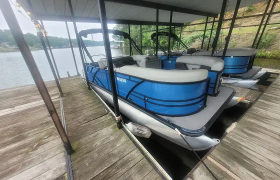 2020 Sylvan Pontoon 90HP on Lake Hamilton
