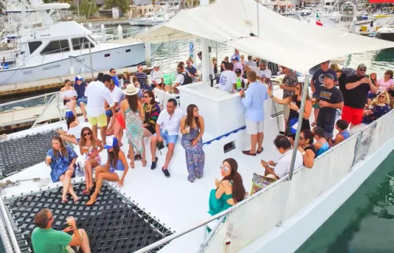 All Inclusive 42-ft Private Trimaran for Snorkeling Adventures in Cabo San Lucas