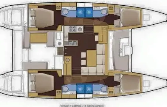 Charter 2014 Lagoon Catamaran in Ilhabela