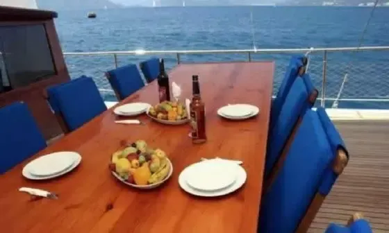K. TORBALI  This Wonderful Deluxe Gulet Yacht is 27.m Long and for 16 People