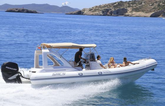 Sacs Dream Lux 25' RIB Boat for Charter in IBIZA TOWN PORT - POSSIBLE BAREBOAT