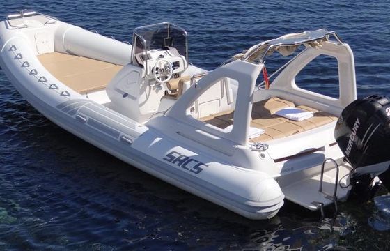 Sacs Dream Lux 25' RIB Boat for Charter in IBIZA TOWN PORT - POSSIBLE BAREBOAT