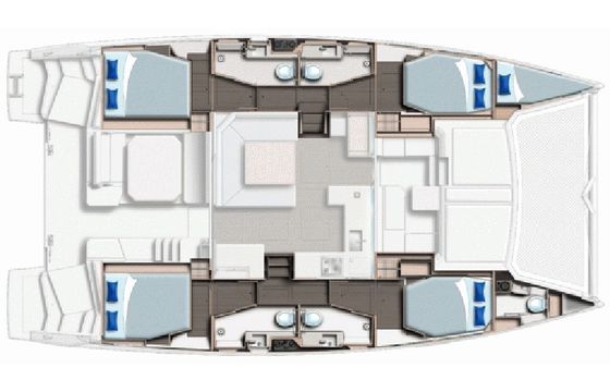 Leopard Catamarans Moorings 4500l/10