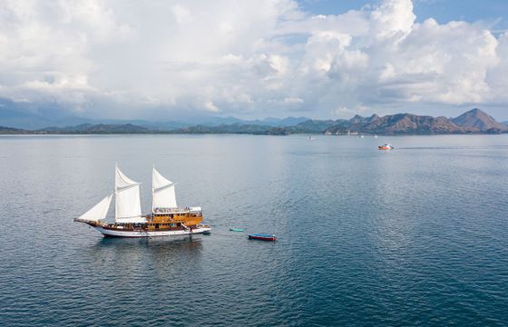 M/S 2 mast wooden boat or Pinisi