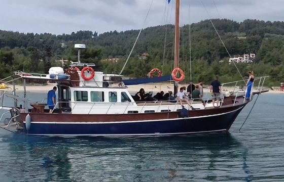 Wooden Sailing Boat