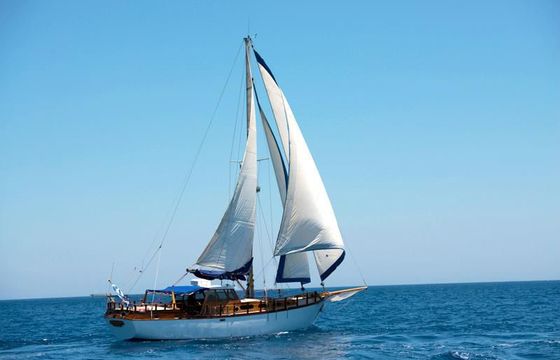 Custom Traditional Wooden Motorsailer