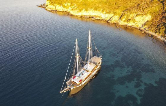 Bodrum Shipyard Turkish Wooden Gulet