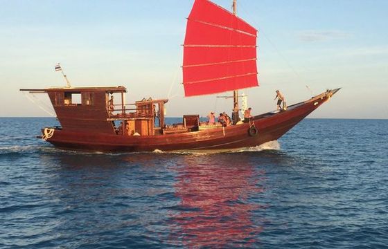 Surat Thani Shipyard Wooden Boat