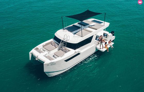 custom built power catamaran 50